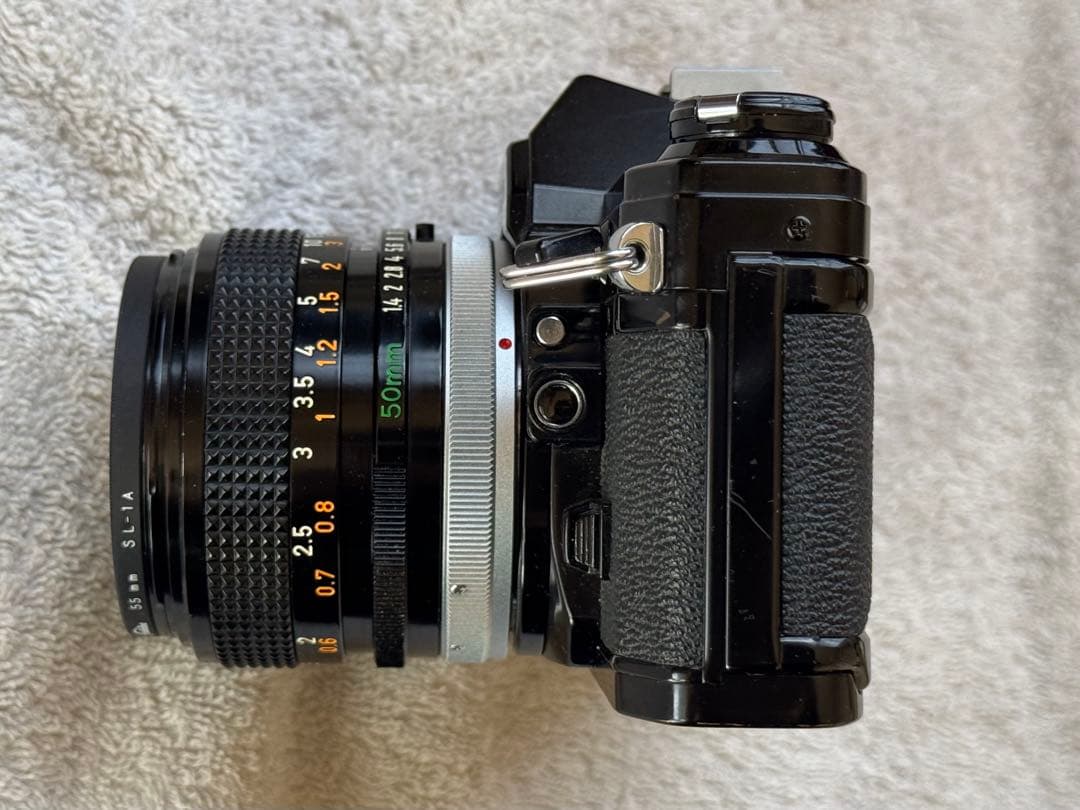 【美品・稼働】キャノンAE-1ブラックFD50mmF1.4付