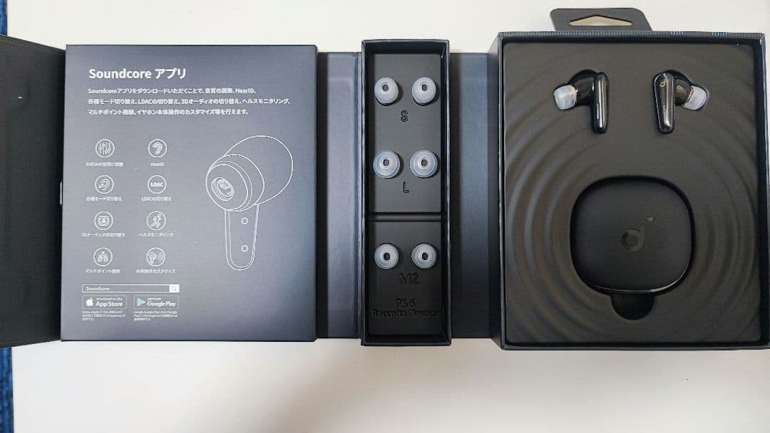 【完品＋純正予備セット】Soundcore Liberty 4 保護ケース付