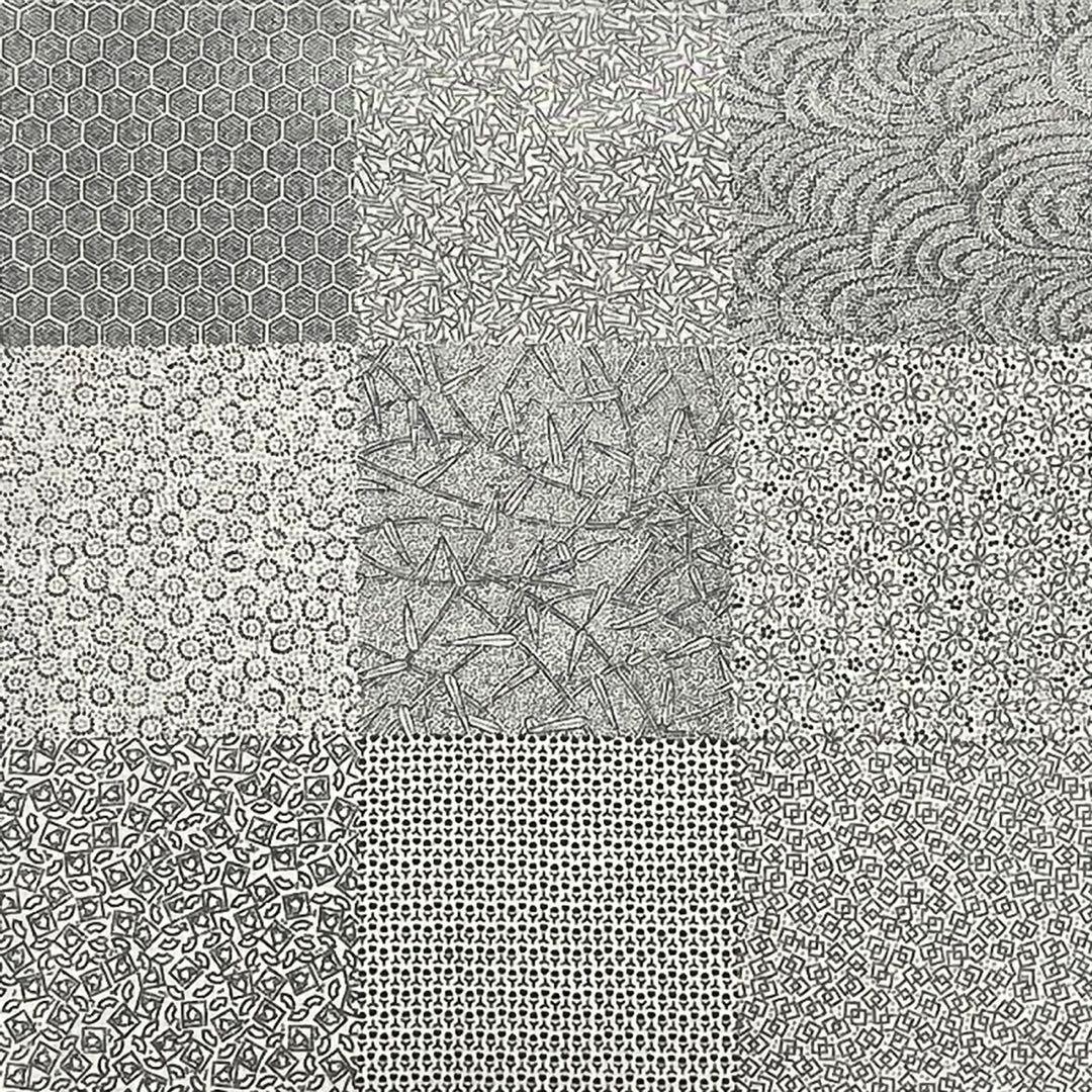 うずよね　2点　本場大島紬　江戸小紋柄　寿紬　証紙有り　未使用　極美品