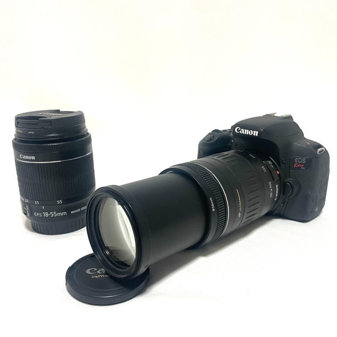 Wi-Fi対応❣️ Canon EOS Kiss X9i Wズームレンズセット