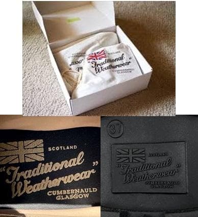 トラディショナルウェザーウェア ショートレインブーツ サイドゴア 36-205