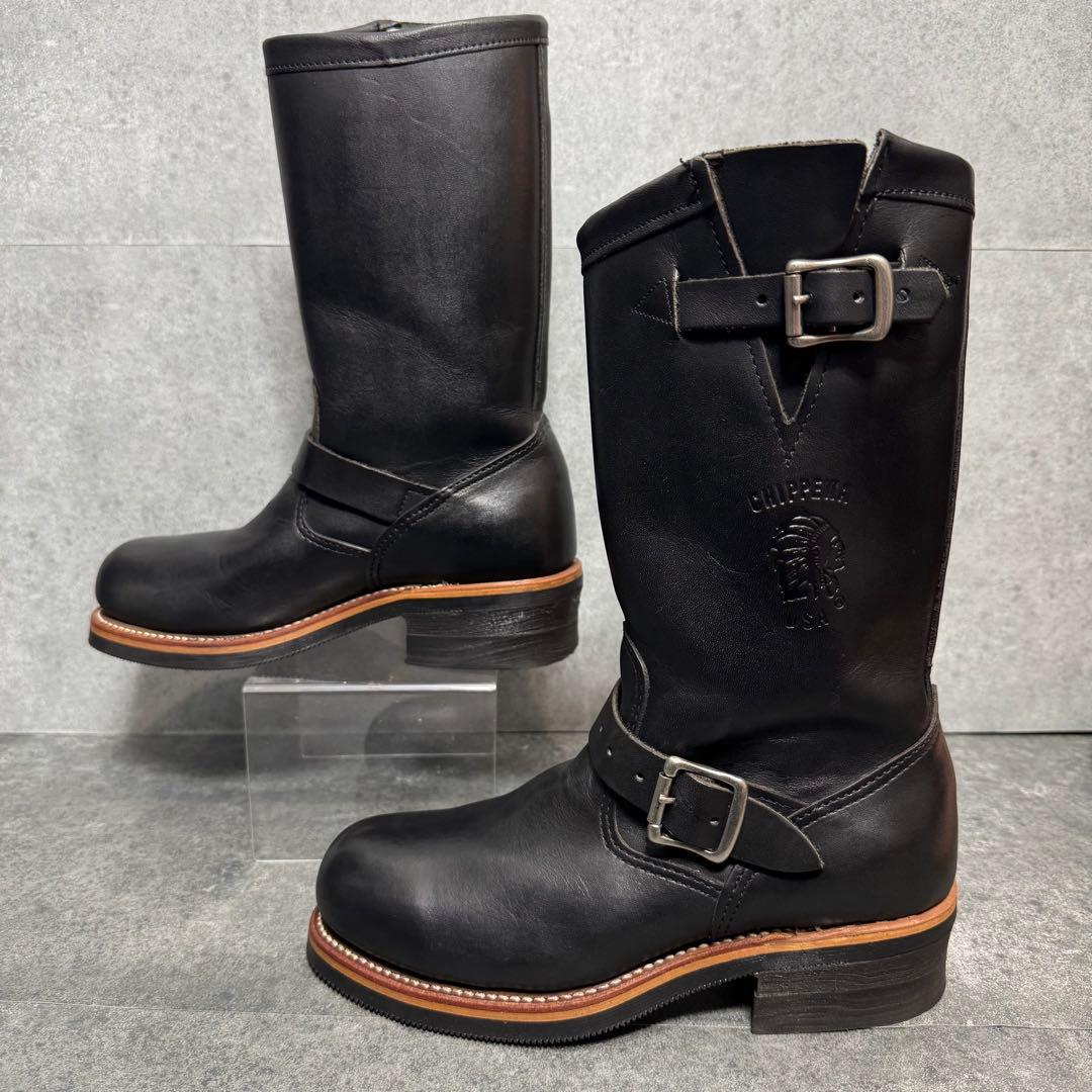 極美品希少⭐︎USA製CHIPPEWA 27899 白タグ エンジニアブーツ