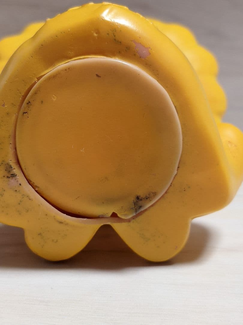 こっちの方が激レア！！ひょっこりひょうたん島ライオン(黄色)貯金箱当時品十八銀行