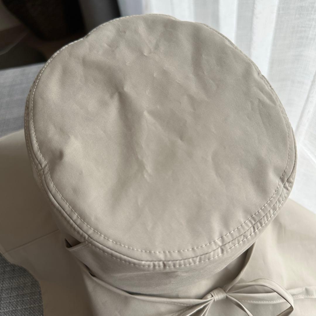 サンバリア100 オーバルハット ベージュ