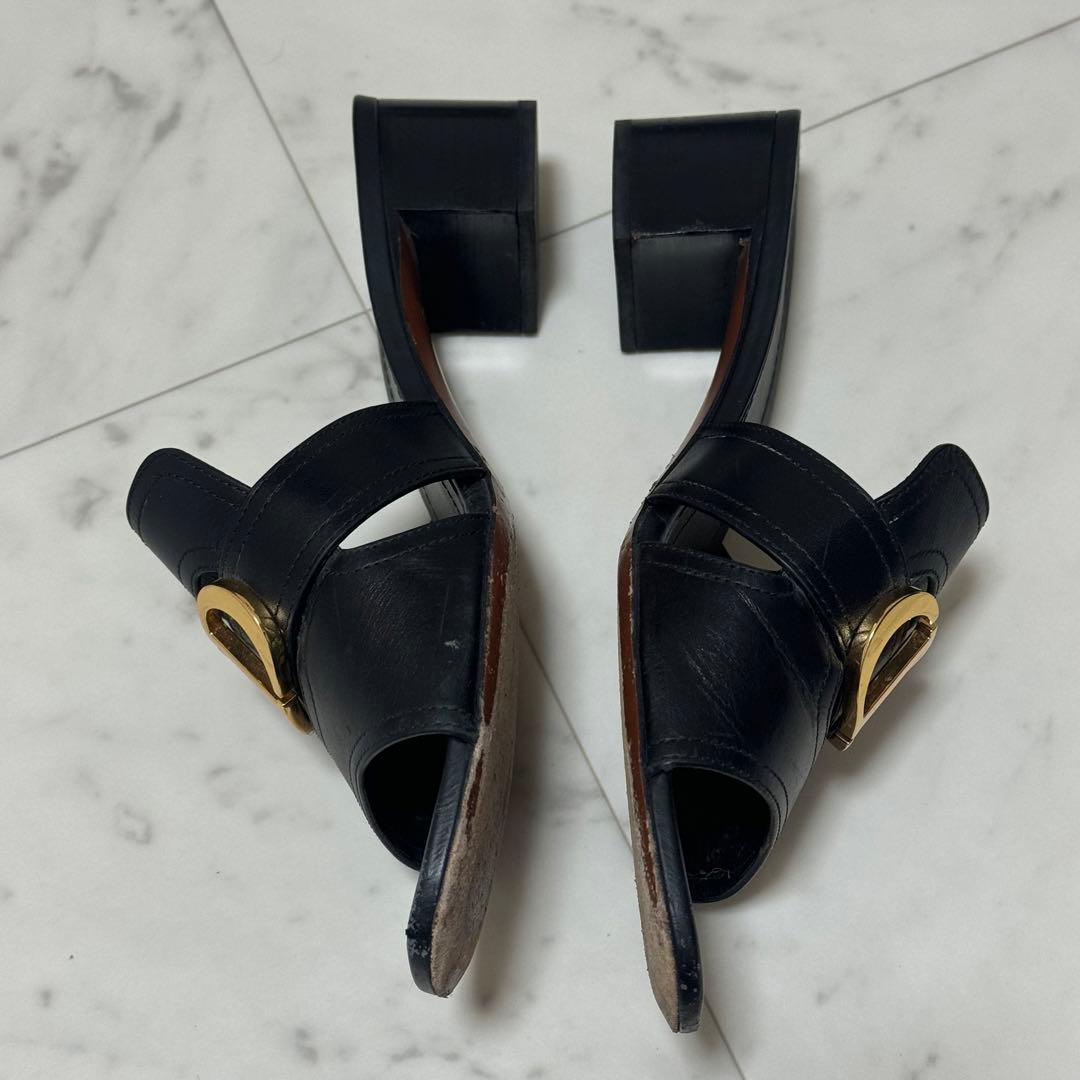 dior ディオール　チャンキーヒール　サンダル　ミュール　40