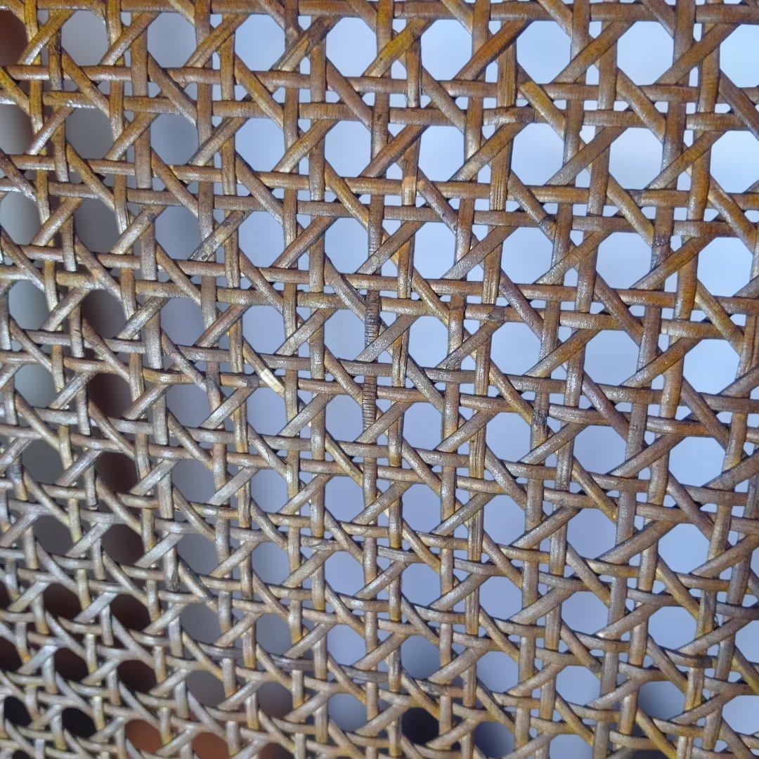 オールドカリモクbackrest-rattan モケットグリーンkarimoku