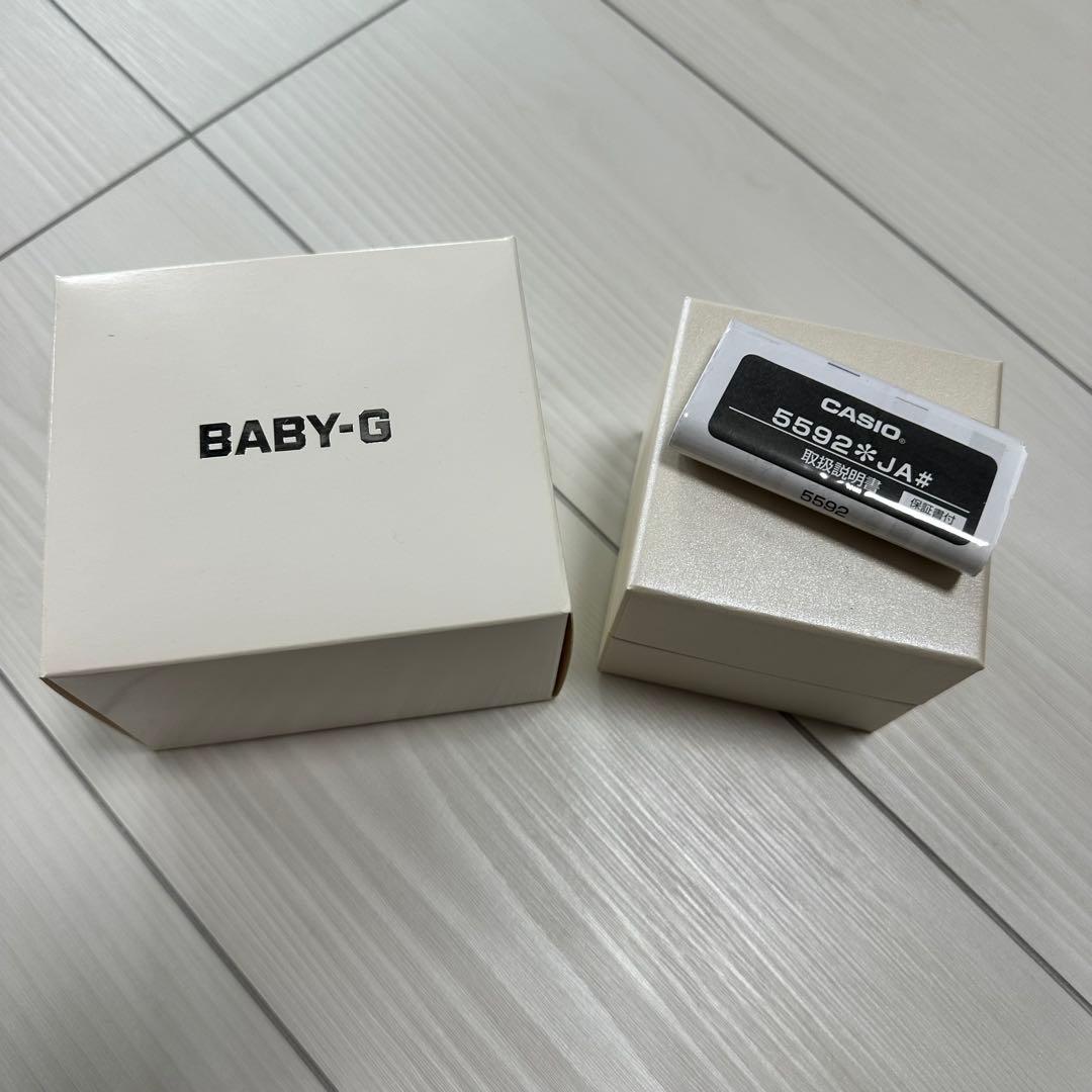 CASIO BABY-G G-MS シリーズ 腕時計（ホワイト×シルバー）