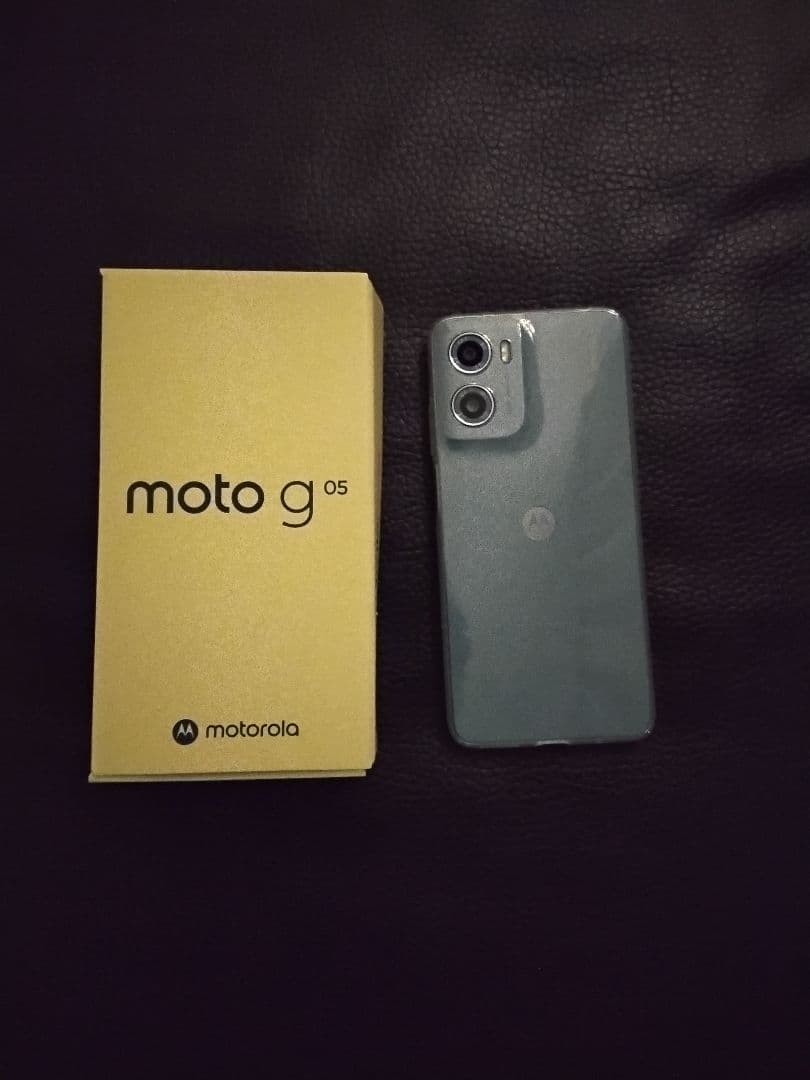 Motorola moto g05 6.7インチ 本体　ミスティブルー