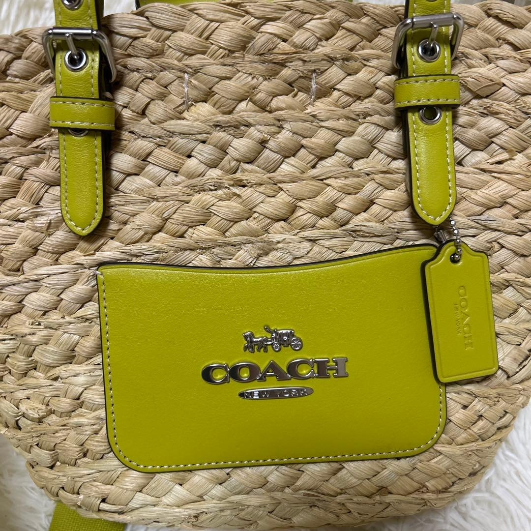 美品　コーチ CJ519 ショルダーバック 2WAY　ハンドバック　カゴバック