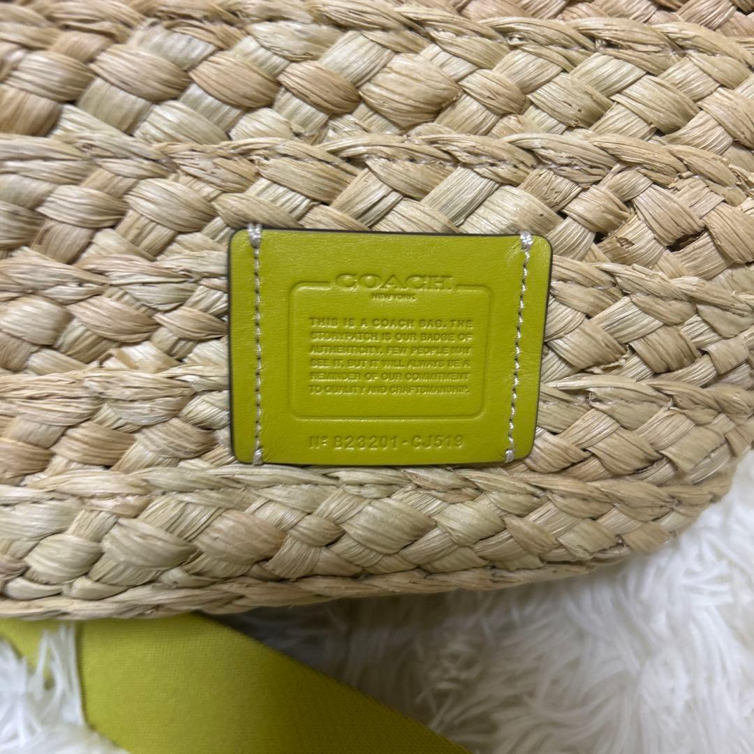 美品　コーチ CJ519 ショルダーバック 2WAY　ハンドバック　カゴバック