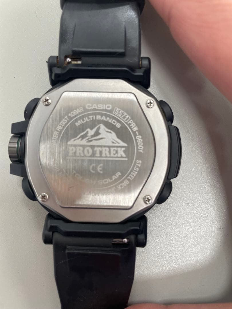 T*I様 稼動 CASIO PRO-TREK プロトレック PRW-6600Y