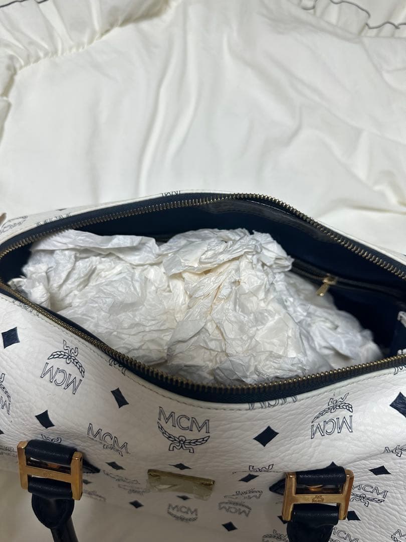 MCM ロゴプリント ハンドバッグ