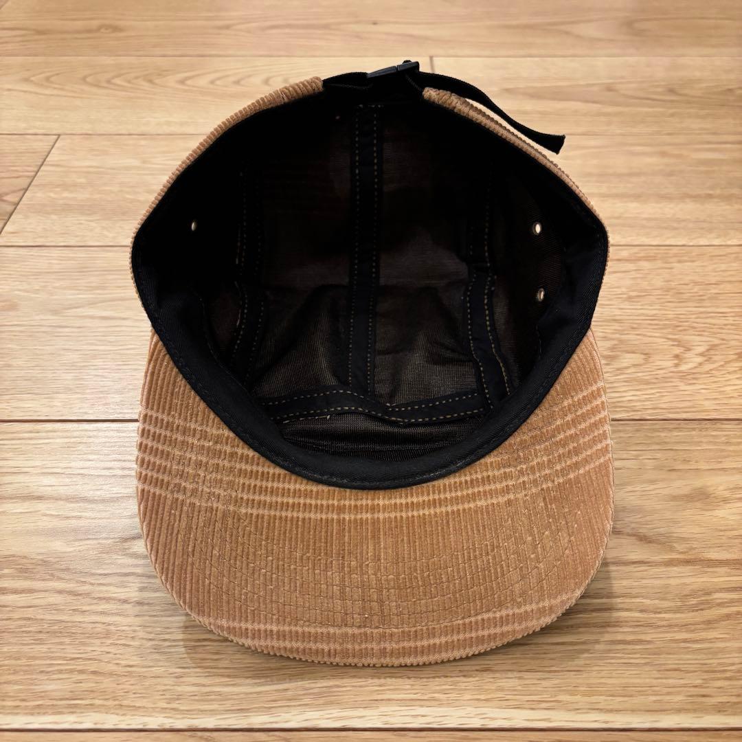 Supreme Cord Plaid Camp Cap ブラウン 08aw