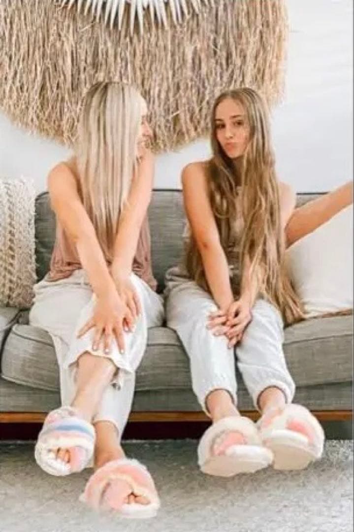 EMU Australia ムートン サンダル レインボー スリッパ