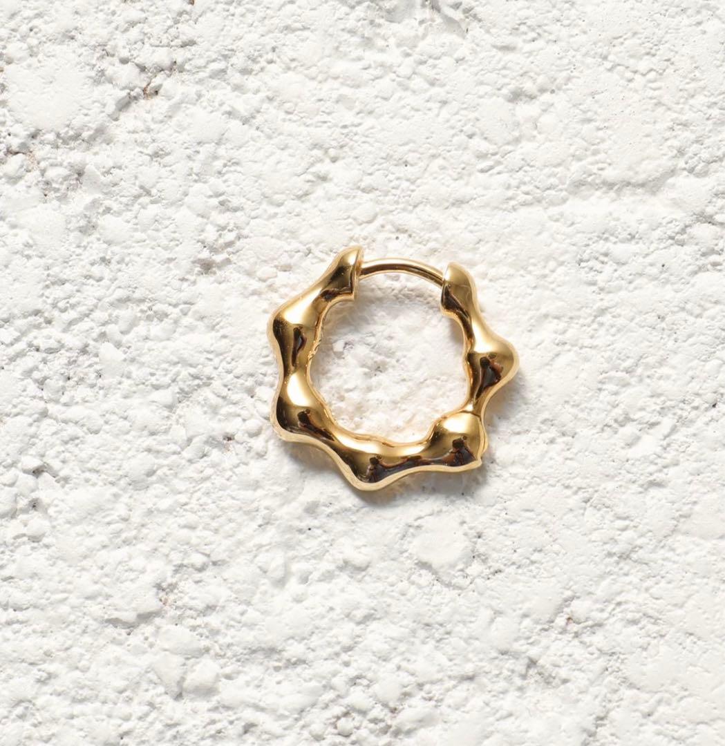 MARIA BLACK フープピアス ミラハギー9 (片耳用×2セット)