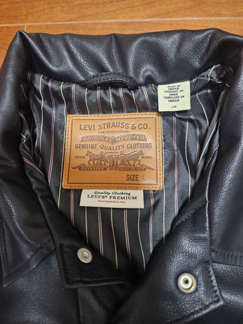 LEVI'S レザージャケット ブラック