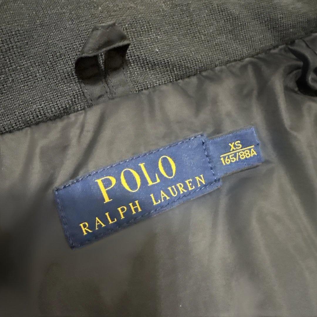 再値下げ！美品！Ralph Lauren ブラックナイロンジャケット　ポロ