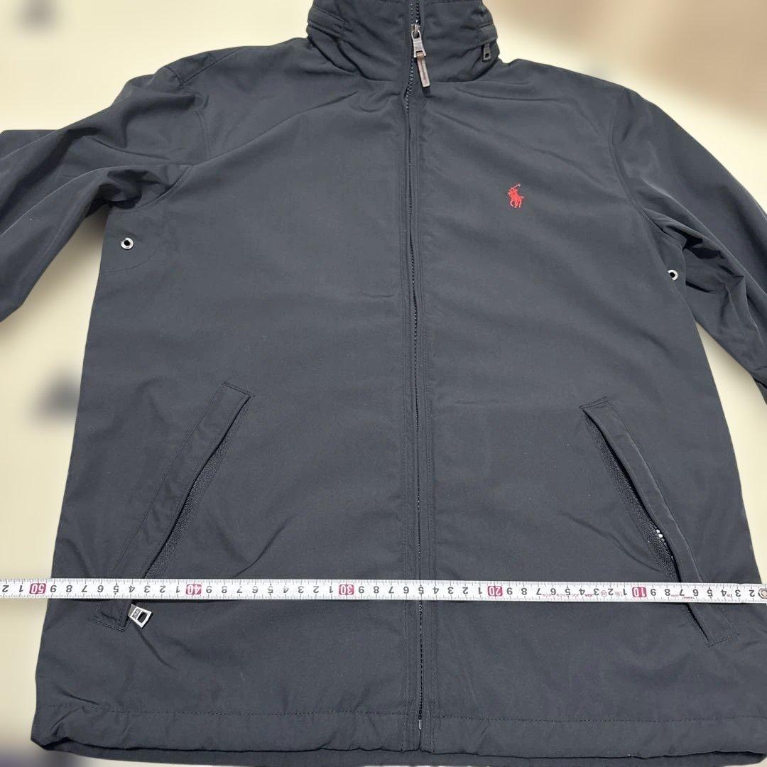 再値下げ！美品！Ralph Lauren ブラックナイロンジャケット　ポロ