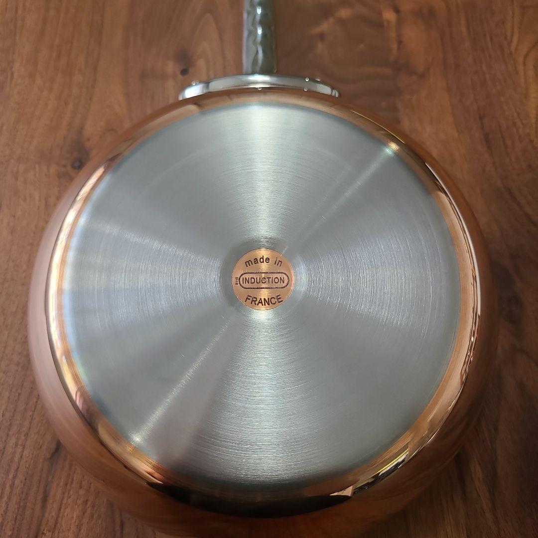 【ラスト！】蓋付属de Buyer IH可24cm銅ソテーパン