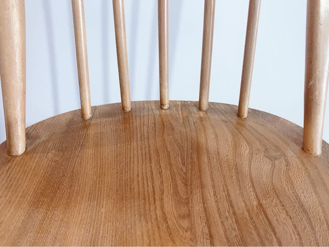 ercolチェア　刻印有　イギリスアンティーク　アーコール　クエーカーチェア