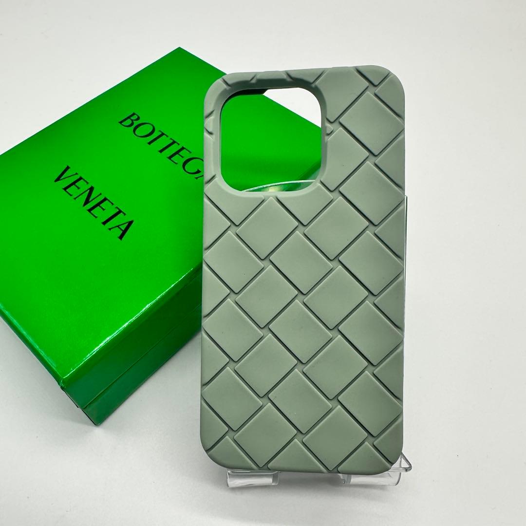 Bottega Veneta iPhone14 Proケースイントレ柄★C46