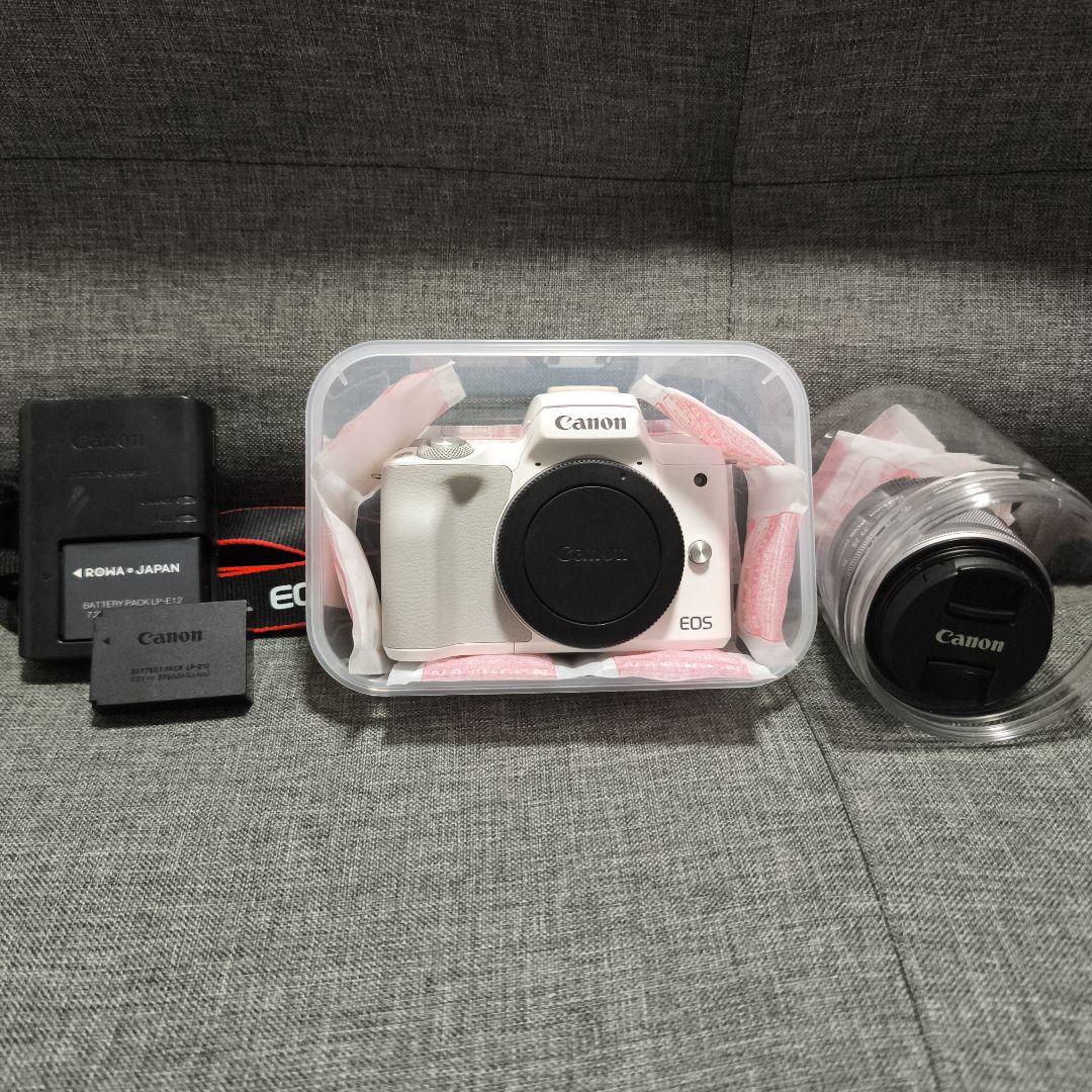 【美品】Canon EOS Kiss M 標準ズームキット