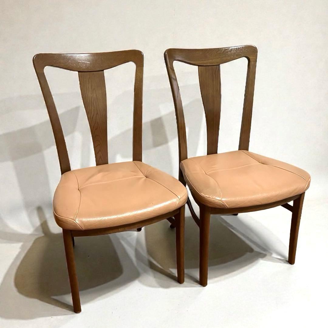 【良品】karimoku（カリモク） ダイニングチェア 高級家具　2脚セット