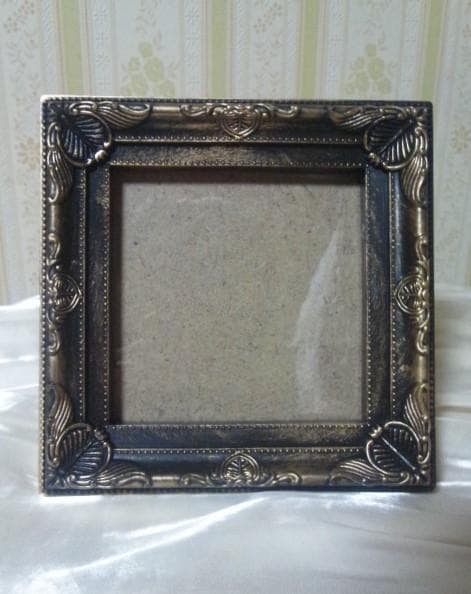 ２個セット☆ クラシカル フォトフレーム ＊ ブラック ゴールド c