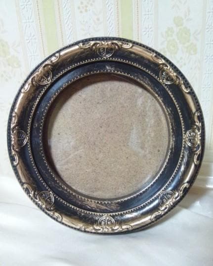 ２個セット☆ クラシカル フォトフレーム ＊ ブラック ゴールド c