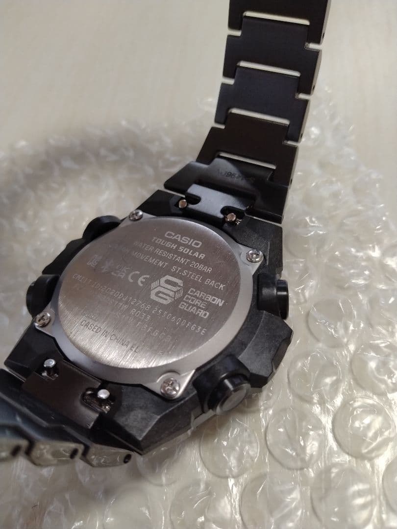 （60）【極美品】G-SHOCK GST-B400BD　ブルー ブラック