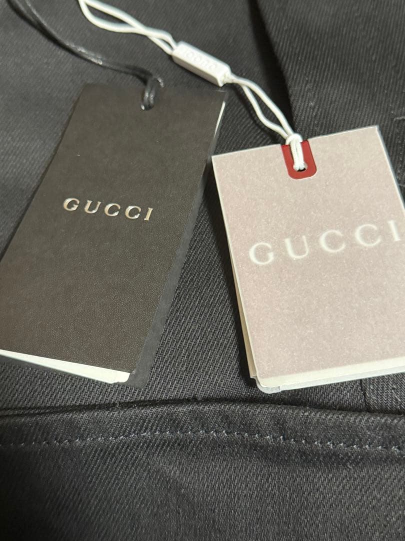 【新品未使用】デムナグッチ ホースビット ディテール コットンデニム パンツ36