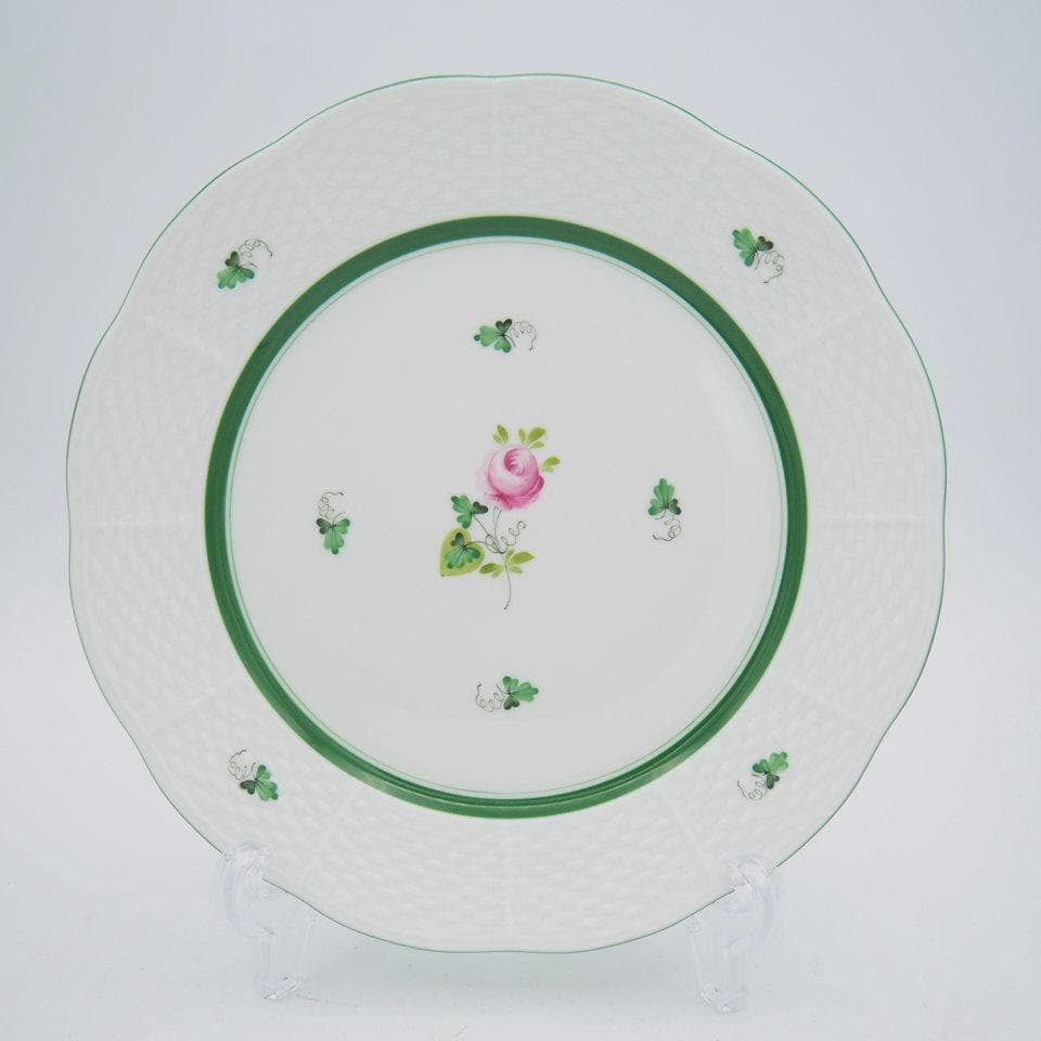 ヘレンド ウィーンの薔薇 521/VRH 23cm ランチプレート ペア #1