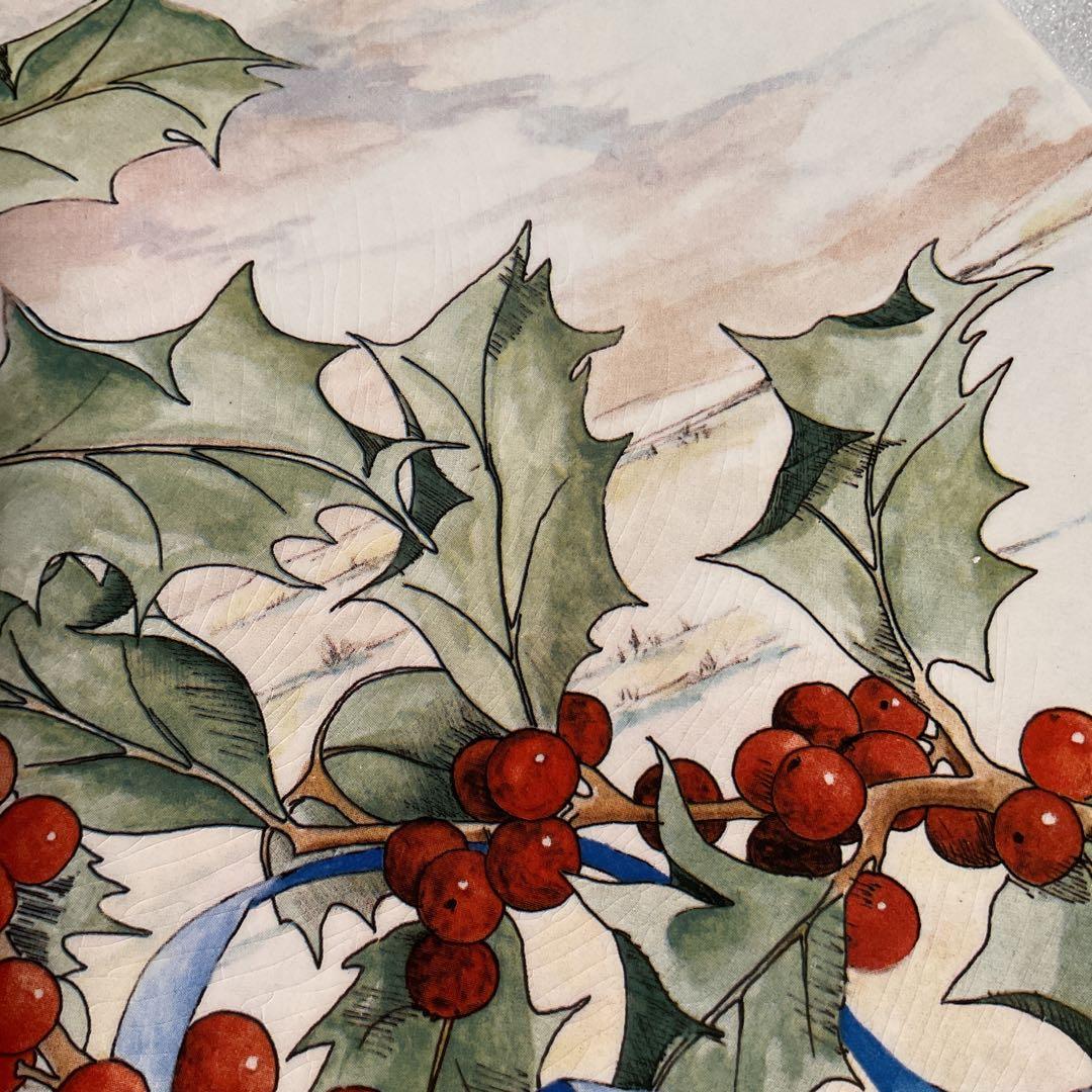 LE HOUX　フランス　ジアン　クリスマスプレート　柊　皿