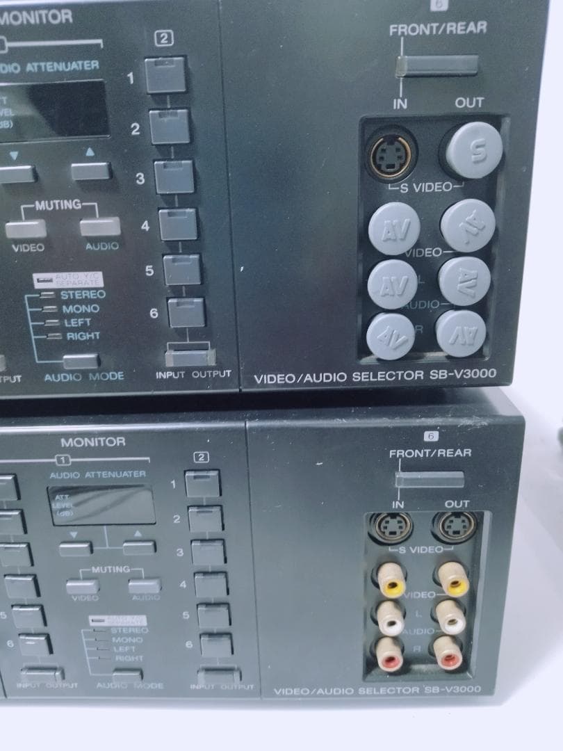 2台セット SONY ビデオ オーディオ セレクター SB-V3000