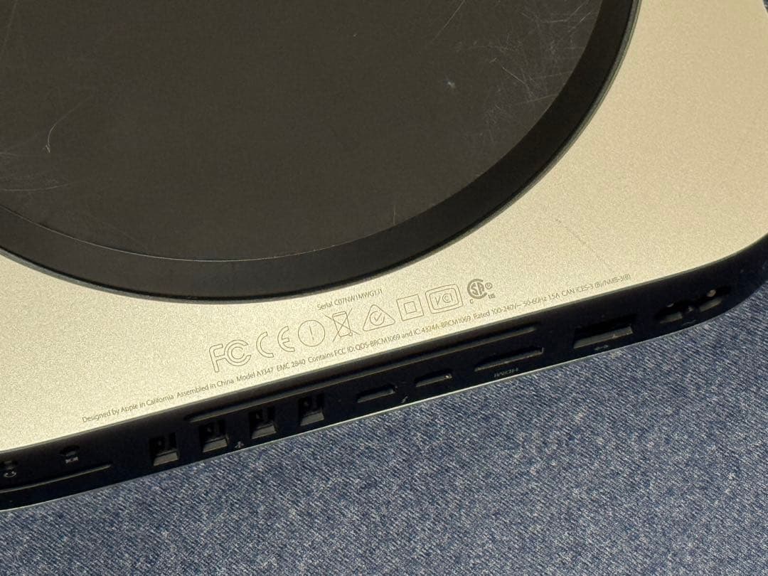 Apple Mac mini シルバー 2014