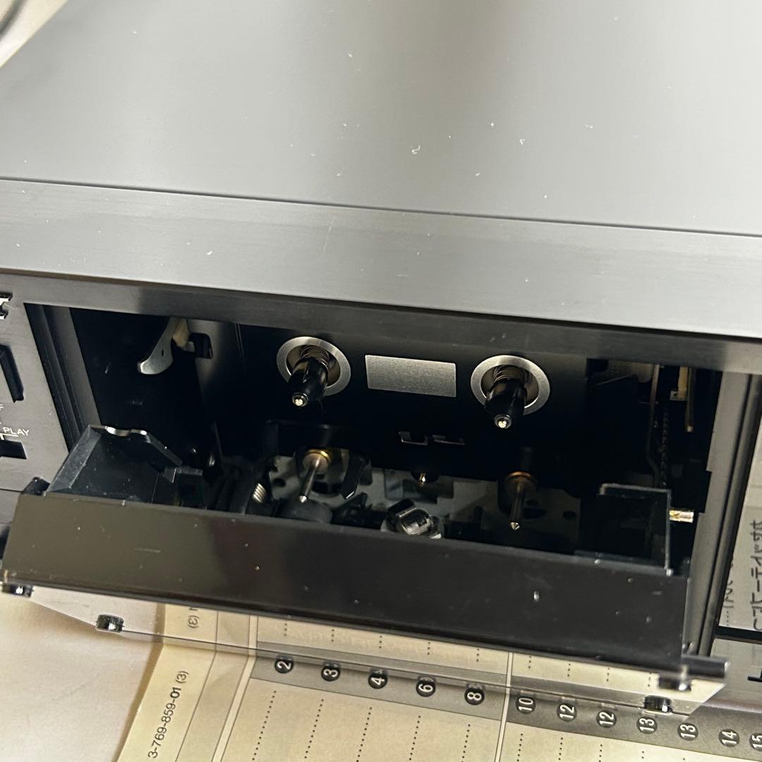 SONY TC-RX80 カセットデッキ リモコン 説明書