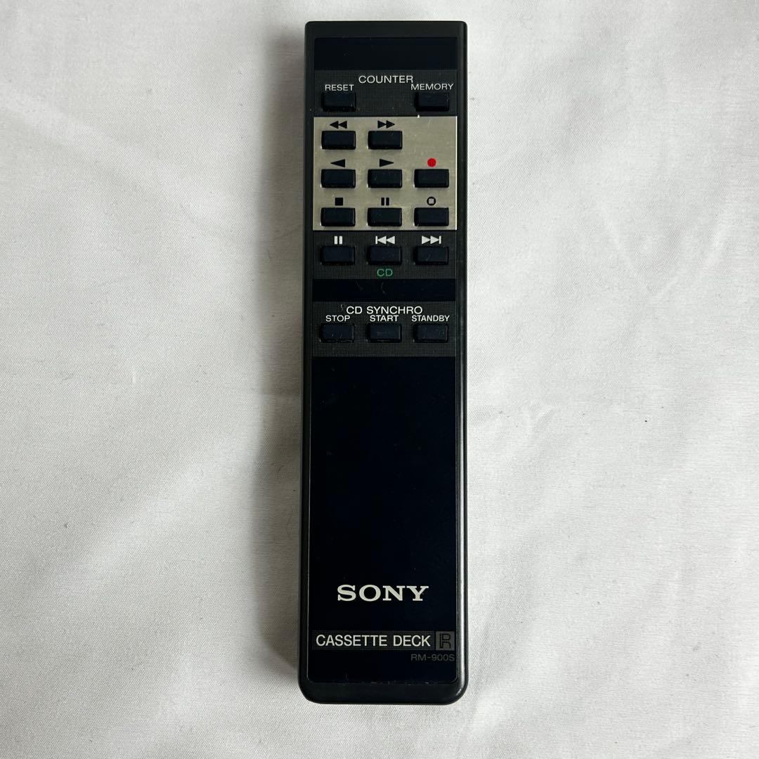 SONY TC-RX80 カセットデッキ リモコン 説明書