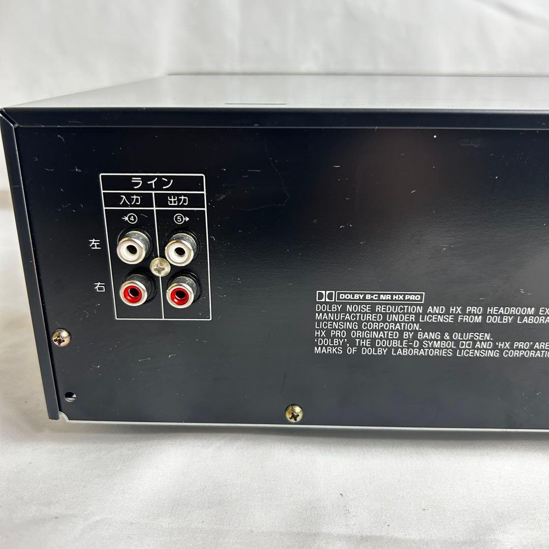 SONY TC-RX80 カセットデッキ リモコン 説明書