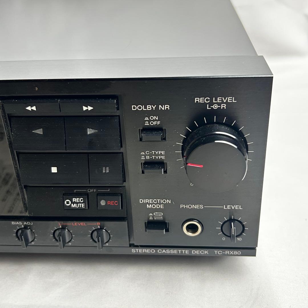 SONY TC-RX80 カセットデッキ リモコン 説明書