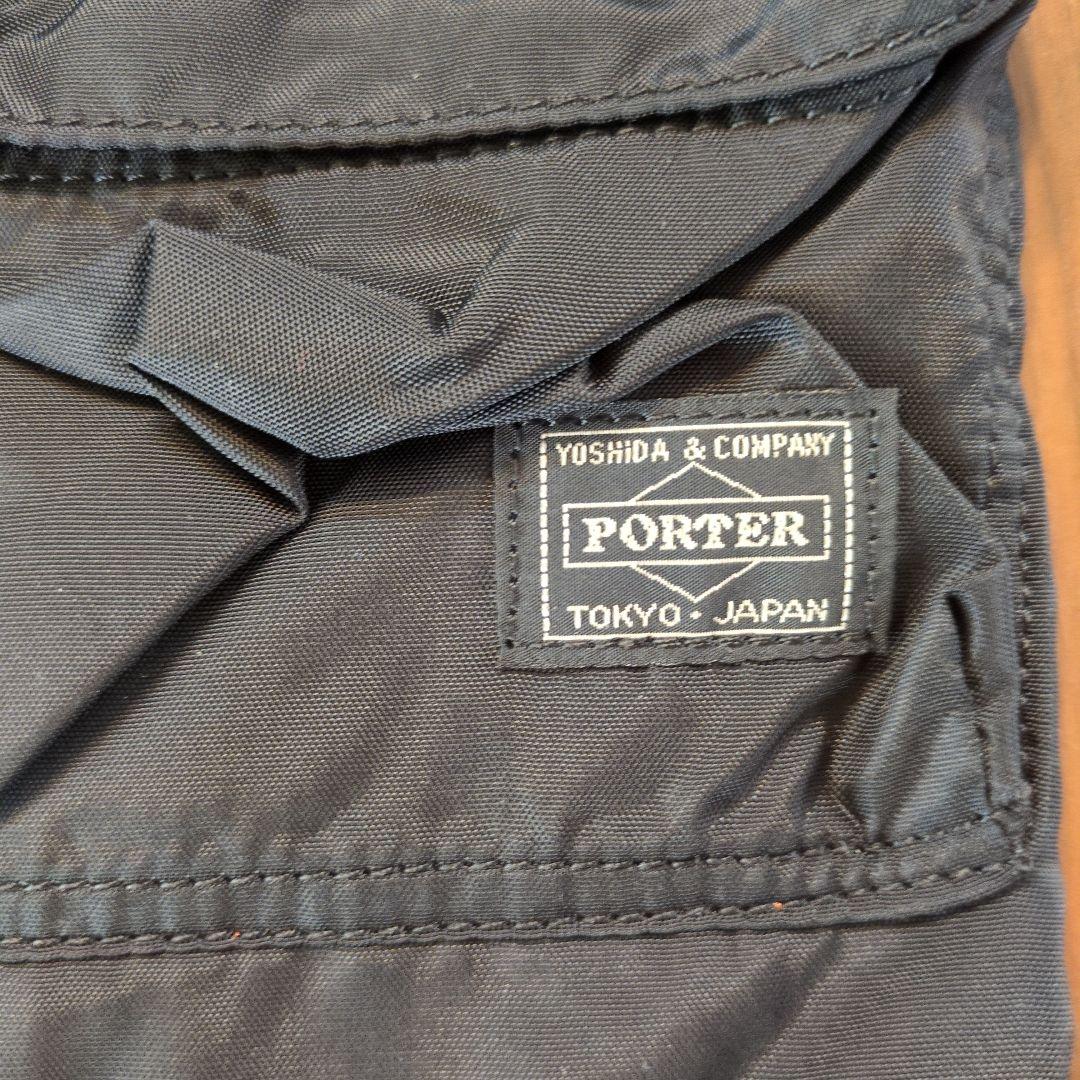 新品 PORTER ショルダーバッグ ブラック/オレンジ