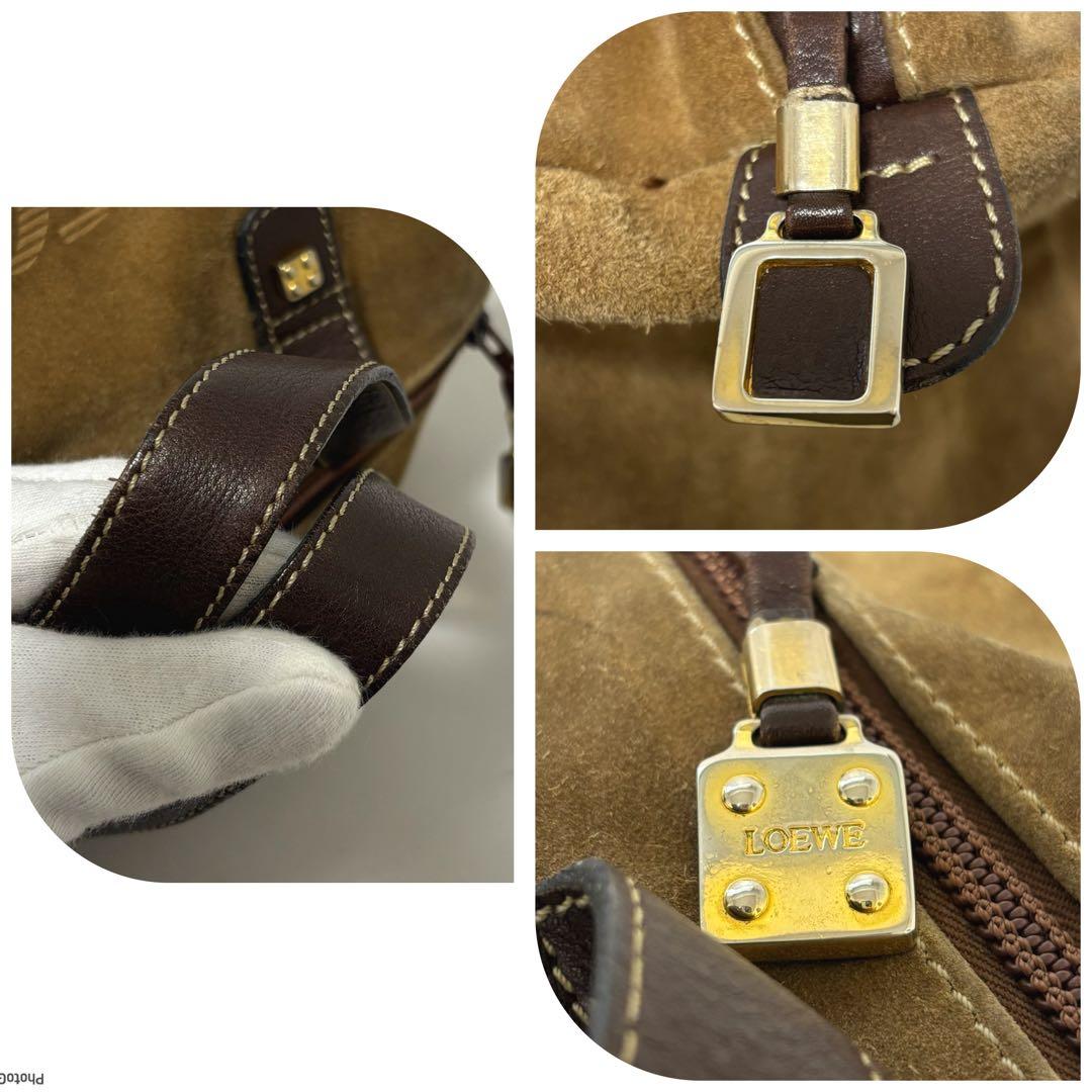 moamoa❣️ロエベ＊ハンドバッグ＊スウェード✨