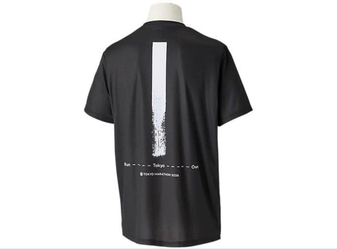 【新品】東京マラソン2026 シグネチャーTシャツ​ asics S 海外サイズ