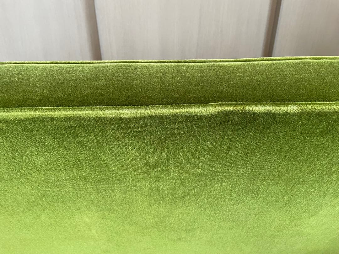 カリモク60Kチェア　2シーター　ソファ　モケットグリーン