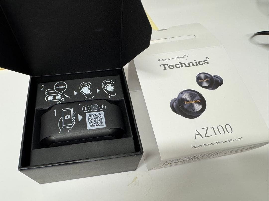 パナソニック EAH-AZ100 ブラック ほぼ未使用＋非売品ポーチつき