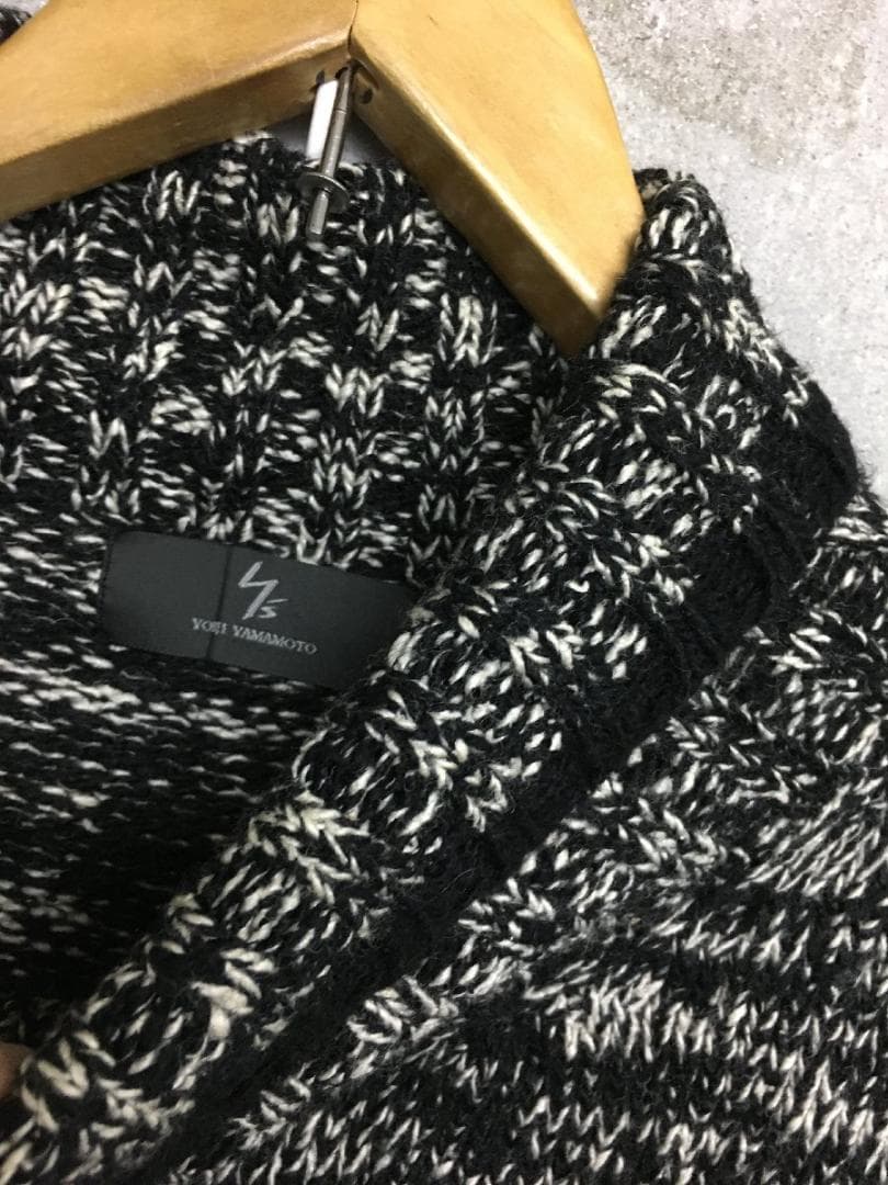 ヨウジヤマモト 2005AW 05AW 厚手 霜降り タートルネック ニット