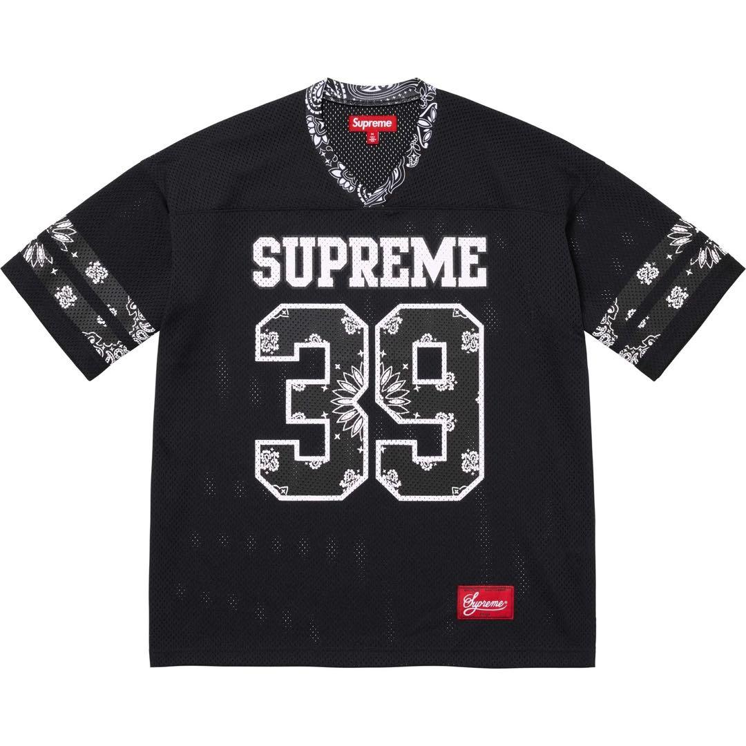 シャツ Supreme Bandana Football Jersey \"Black\"