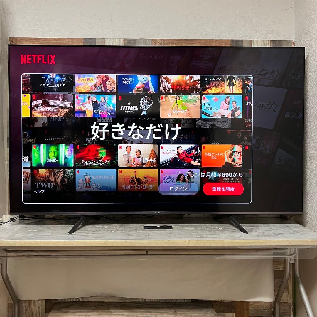 全国送料込❣️未使用Xiaomi 量子ドット4K75型チューナーレスTV2025年