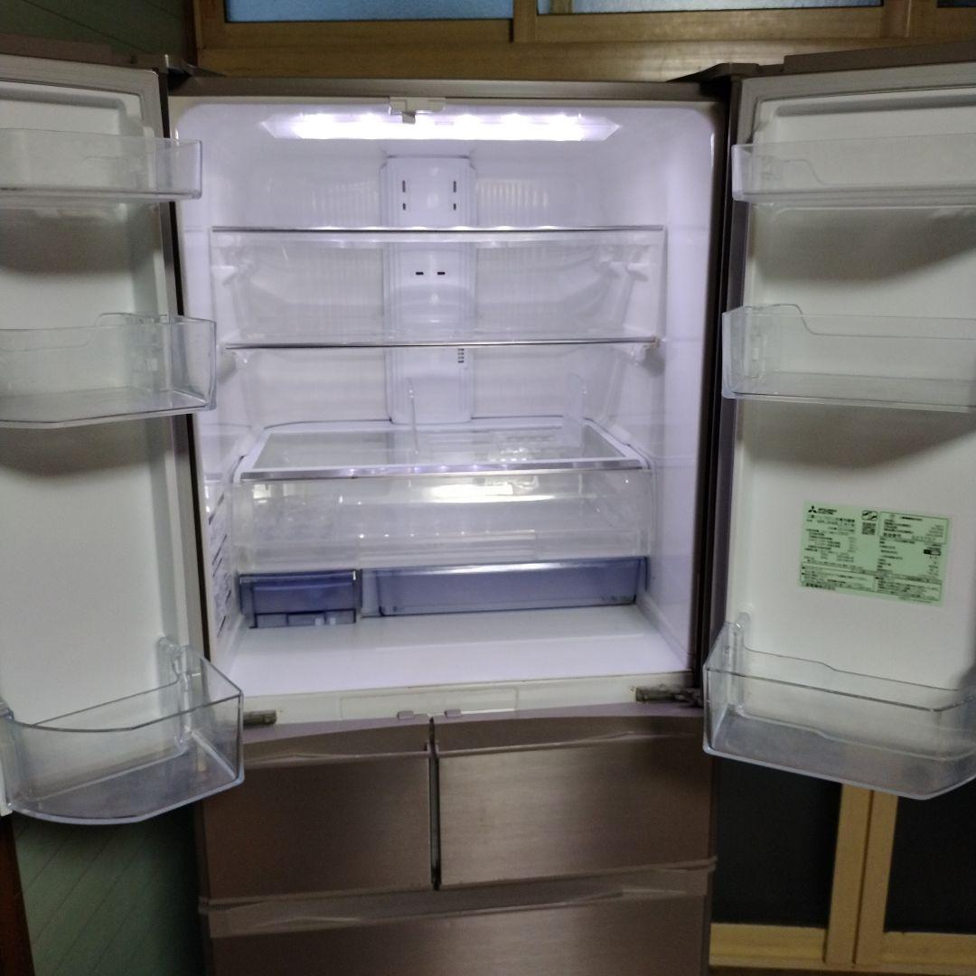 盛岡　６ドア　冷蔵庫　2016年製　MR-JX48LZ-N1 自動氷　製氷　引取