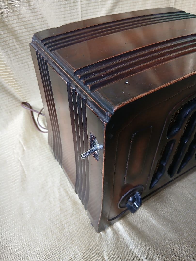 昭和レトロ ナショナル 真空管ラジオ「ジャンク」