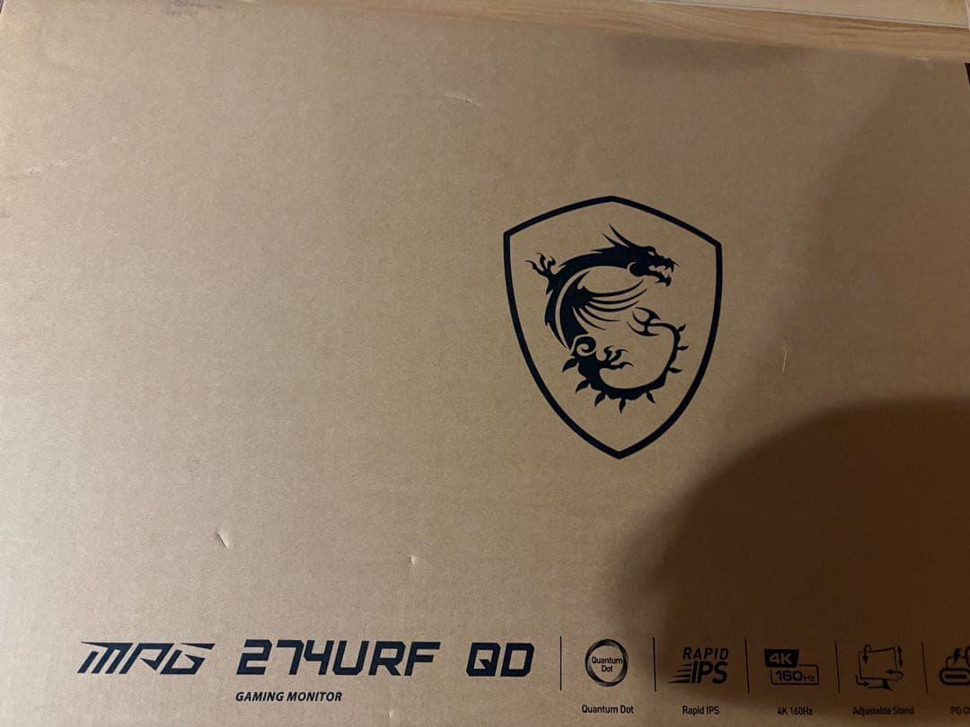 美品 274URF QD ゲーミングディスプレイ MSI モンハン公認 量子